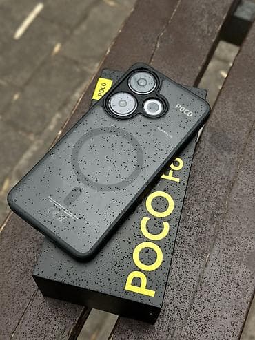 iphone replika: Poco F6, Новый, 256 ГБ, цвет - Черный, 1 SIM, 2 SIM, eSIM — 2