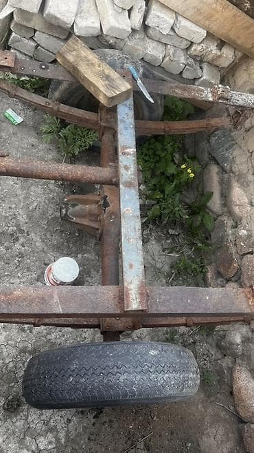 Прицепная тележка (рамная основа) под легковой автомобиль - Стальная