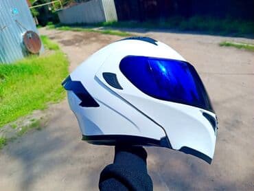 купить шлем для мотоцикла недорого: ❗Белый Шлем Высокого Качества! . Хороший уровень защиты! Шикарный — 3