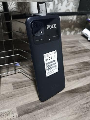 poco c61: Poco C40, Б/у, 64 ГБ, цвет - Черный, 2 SIM — 2