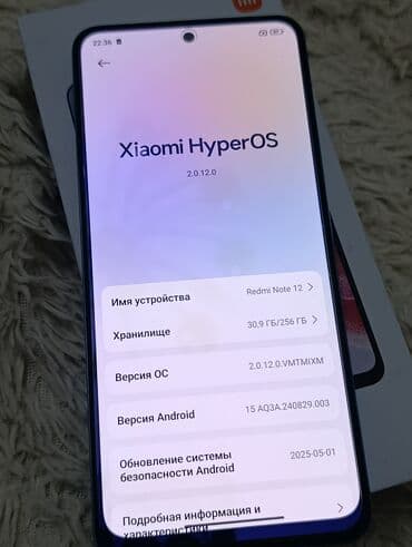 redmi note 11 pro цена в бишкеке 256 гб: Redmi, Redmi Note 12, Колдонулган, 256 ГБ, түсү - Көгүлтүр, 2 SIM — 2