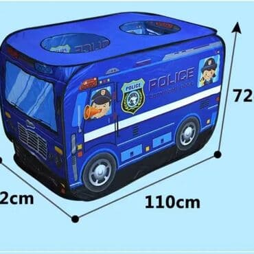 купить надувной батут для бизнеса: Палатка "Полицейская машина" — 2