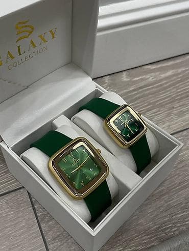 Сумкалар: Парные часы Galaxy Collection — набор из двух аналоговых часов в — 2