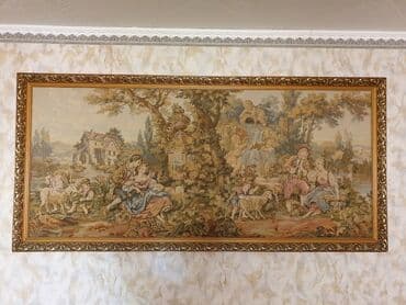 художники 20 века: Картина Гобелен,Италия.
Размер:175×85 — 1