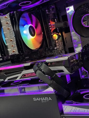 мощные пк: Компьютер, ядер - 6, ОЗУ 16 ГБ, Игровой, Новый, AMD Ryzen 5, AMD Radeon RX 6700 XT, SSD — 7