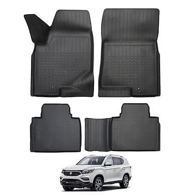 ssang: 3D Резиновые Полики Для салона Ssangyong, цвет - Черный, Новый, Платная доставка, Самовывоз — 1