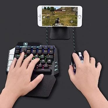 hyperx pulsefire haste: 🎮 Игровой комплект 4 в 1 для телефона (Клавиатура + Мышь + Адаптер + — 6