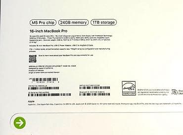 macbook pro m3 pro: Apple MacBook Pro 16 на чипе M5 Pro Ключевые характеристики: - Чип — 2