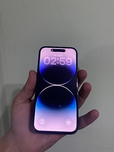 IPhone 14 Pro, Б/у, 128 ГБ, Space Gray, Наушники, Зарядное устройство, Чехол, 66 %