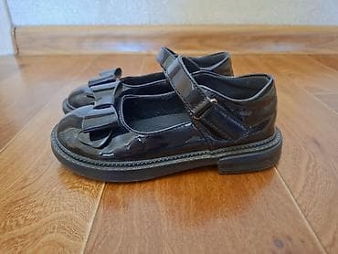 детский ортопедический обувь: Лакированные туфли для девочки с бантом. Модель Мэри Джейн. Размер 27 — 4