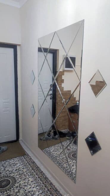 зеркало наклейка: Зеркальное панно – привносит в помещение ощущение роскоши и богатства — 9