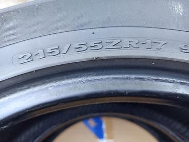 17: Шины 215 / 55 / R 17, Лето, Б/у, Пара, Легковые, Hankook — 6
