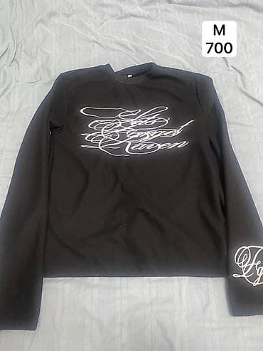 Сырт кийим: Лонгслив, түсү - Кара, M — 1