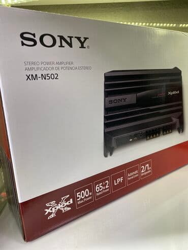 куплю усилитель: Усилитель sony Xplod! Оригинал! 2х канальный усилитель. Гарантия 1год — 6