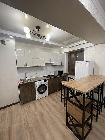 osh flat: 2 комнаты, 12 мкр Собственник, Без подселения, от 3 месяцев, С мебелью частично — 2