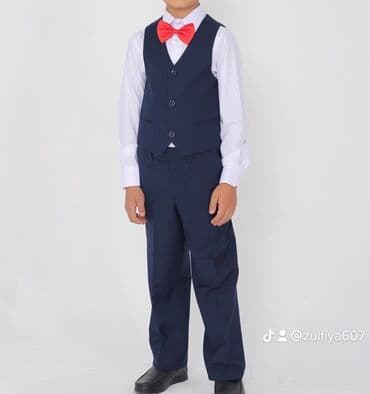 брендовые вещи оригинал: Мектеп формасы, түсү - Көк, Жаңы — 3