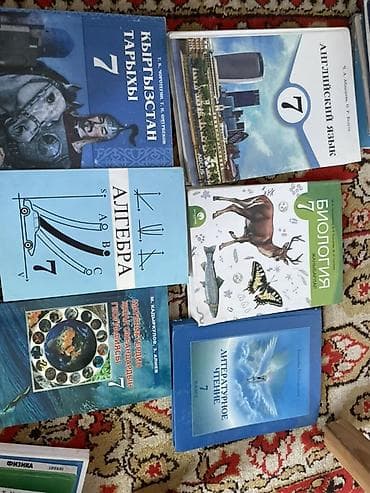 Алгебра: Набор школьных учебников для 7 класса. В комплекте: - Кыргызстандын — 1