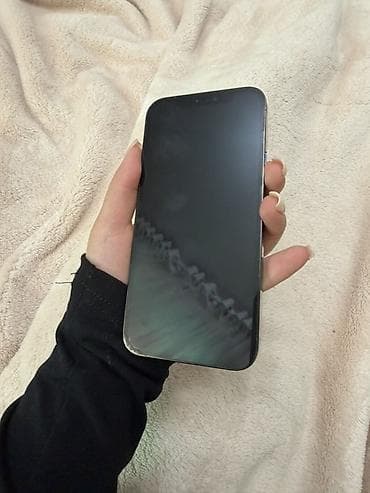 Техника жана электроника: IPhone 12 Pro, Колдонулган, 128 ГБ, Pacific Blue, Каптама, Кабель, 74 % — 2