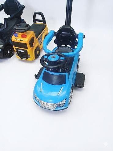 Толокары: Детские машинки-каталки с ручкой для родителей - Тип: каталка/толокар — 3