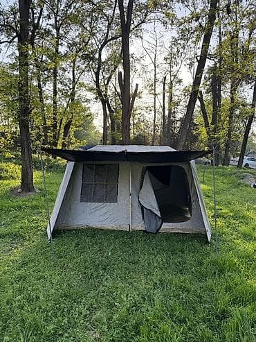 тенты навесы: Primitive wolf. Автоматическая палатка. Размер 340*240 Большой — 2