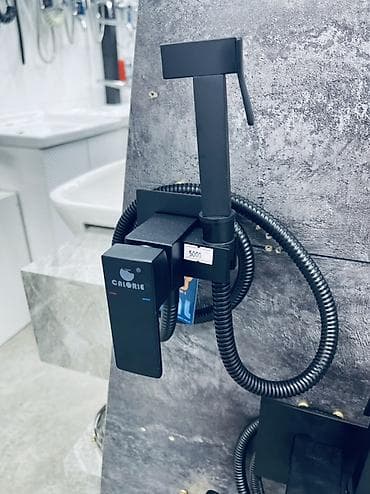 гибкое зеркало на стену: Гигиенический душ с краном/смесителем CALORIE (настенный комплект) - — 5