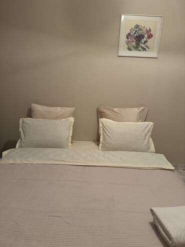 дом в манас: 1 комната, Душевая кабина, Постельное белье, Кондиционер — 3