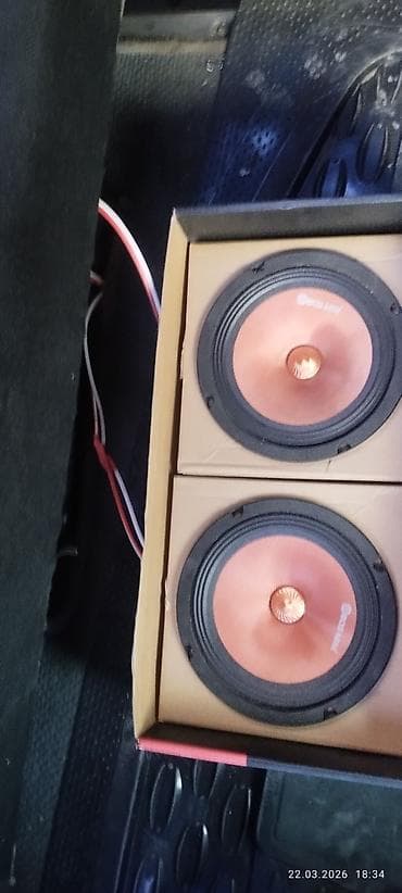 Аксессуары для салона: Пара мидбасовых динамиков BOS mini в коробке. Характеристики и — 2