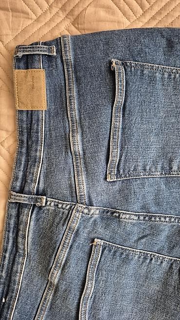 slim patch original: Джинсы, Клеш, Bershka, Средняя талия, L — 3