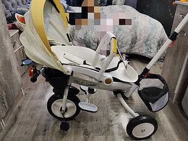 mini машина: Велоколясска 3-в-1 Функции и особенности: - Сиденье вращается на 360° — 3