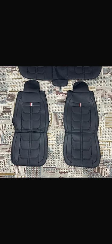 kia sit: Чехлы Экокожа, цвет - Черный, Kia — 2