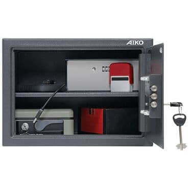 купить несгораемый сейф бу: Сейф Aiko T-250 KL. Сейф предназначен для хранения незначительных — 3