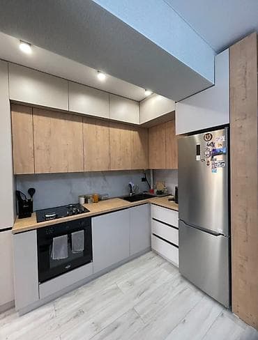 3: 2 комнаты, 60 м², Джал мкр (в т.ч. Верхний, Нижний, Средний) Элитка, 3 этаж, Дизайнерский ремонт — 2