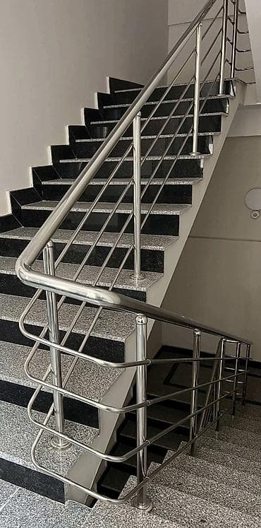 Готовые перила, Материал: Нержавеющая сталь, Для лестницы