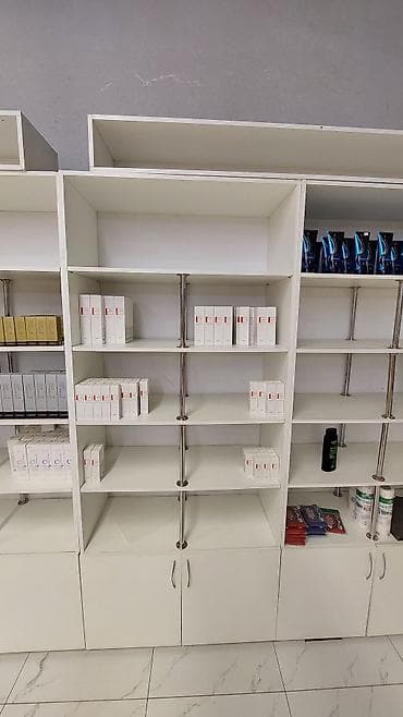 Таңгактоочу жана фасовкалоочу аппараттар: Торговые стеллажи/витрины для магазина - Модульная линейка белых — 2