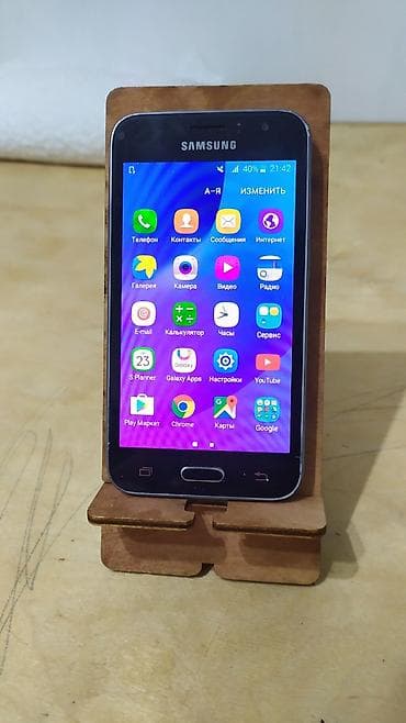 s6 edge plus: Samsung Galaxy J1 2016, Б/у, 8 ГБ, цвет - Черный, 1 SIM, 2 SIM — 1