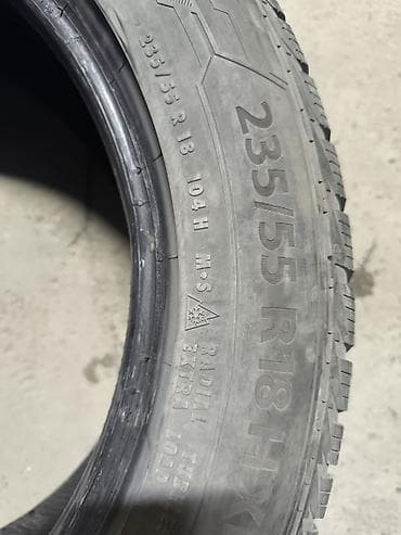 б4 80: Шины 235 / 55 / R 18, Всесезонная, Б/у, Комплект, Внедорожные (АТ/МТ), Чехия, Barum — 3