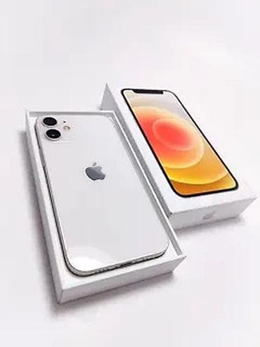IPhone 12, Б/у, 128 ГБ, Белый, 85 %