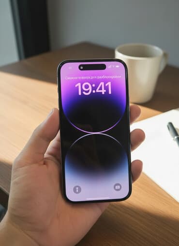 купить айфон 5 se бу: IPhone 14 Pro, Б/у, 256 ГБ, Deep Purple, Защитное стекло, Коробка, 77 % — 1