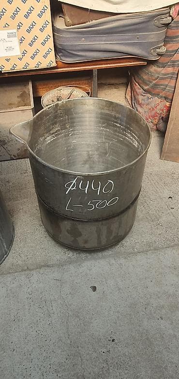 контейнер для сыпучих: Ёмкости из нержавеющей стали (СССР), пищевые. Варианты: - Цельная — 3