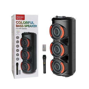 установка музыки: Портативная акустическая система ZQS3601 HiFi Speaker - Формат: 6" × — 1