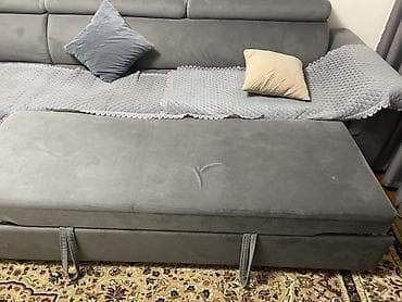 Оңдоп-түзөө жана курулуш: Бурчу бар диван, Жастыктар менен — 1