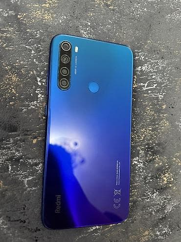 Redmi, Redmi Note 8, Б/у, 128 ГБ, цвет - Синий, 2 SIM