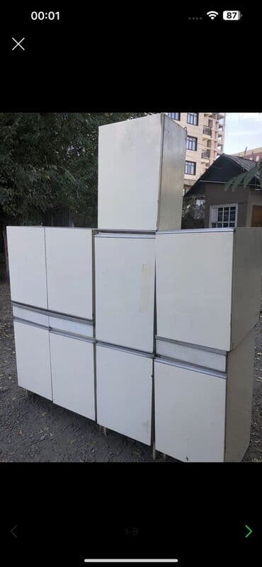 Кухонный гарнитур, Б/у, цвет - Белый, Самовывоз at lalafo.kg Кухонный гарнитур, Б/у, цвет - Белый, Самовывоз
