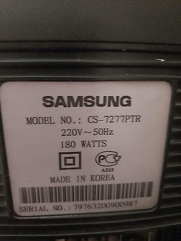 ностальгия: Телевизор Samsung + видеомагнитофон VHS - Телевизор кинескопный — 2
