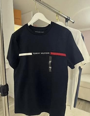 Мужская одежда: Мужская футболка, S, M, Tommy Hilfiger, Новый, цвет - Черный, Самовывоз, Платная доставка — 2