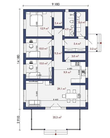 готовые домики: Офисы, Квартиры, Дома 3-5 лет опыта — 4