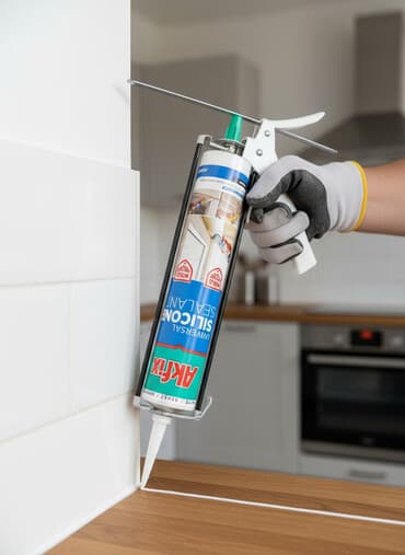 Универсальный силиконовый герметик Akfix 100E для широкого спектра