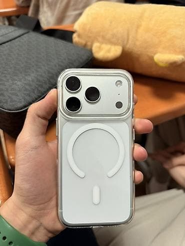 poco 12: IPhone 17 Pro, Новый, Серебристый, Чехол, 100 % — 1