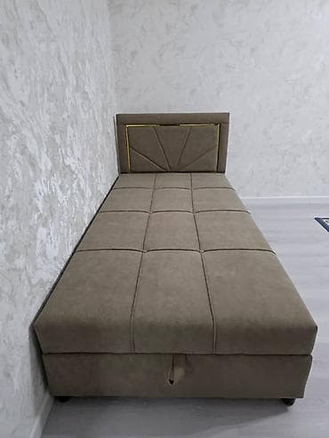 хранение: Односпальная кровать с подъемным механизмом и вместительным коробом — 3