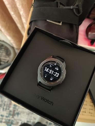 Спортивные часы часы, Samsung (Galaxy Watch), GPS, Альтиметр, Барометр, Водонепроницаемые, Оригинал, Синхронизация с другими устройствами, Унисекс, Б/у at lalafo.kg Спортивные часы часы, Samsung (Galaxy Watch), GPS, Альтиметр, Барометр, Водонепроницаемые, Оригинал, Синхронизация с другими устройствами, Унисекс, Б/у